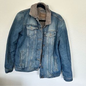 Vintage Sherpa jean jacket